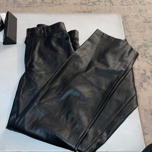 Zara Faux Leather Pants